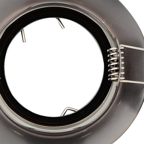  Beépített Spotlámpák 12 db Kerek GU10 Sárgaréz Ø90 mm Acél