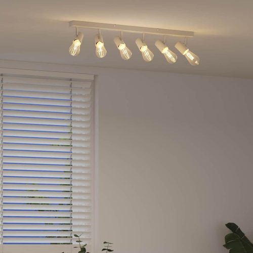  Mennyezeti spotlámpa fényszórókkal Fehér 73 x 6,5 x 11,5 cm Fém