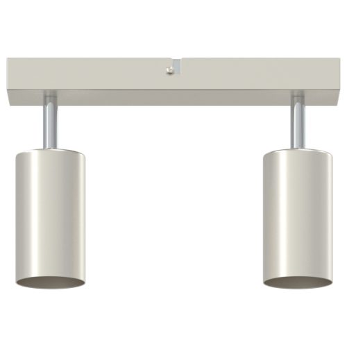  Mennyezeti reflektor 2 irányban állítható csiszolt nikkel GU10