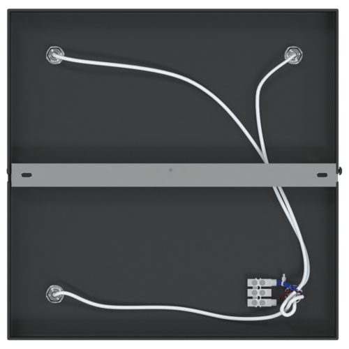  4 irányú állítható fekete GU10 mennyezeti spotlámpa