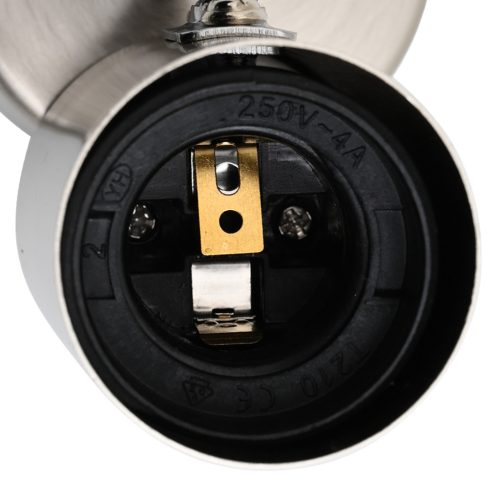  mennyezeti spotlámpa 4 irányba állítható csiszolt nikkel GU10