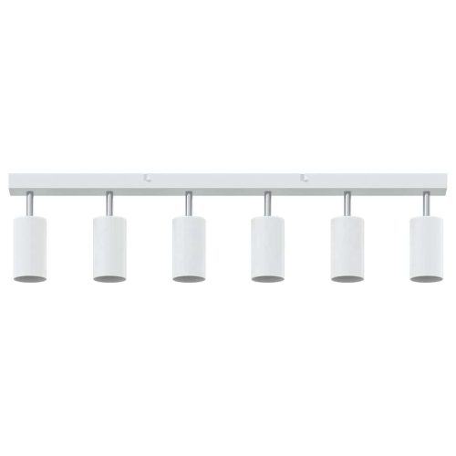  Mennyezeti spotlámpa fényszórókkal Fehér 73 x 6 x 16 cm Fém