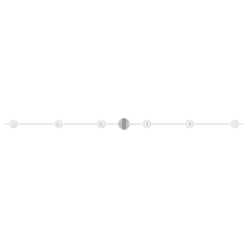  Mennyezeti spotlámpa fényszórókkal Fehér 25.5 x 8 x 16 cm Fém