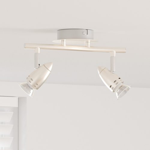  Függesztett Spotlámpa 2 Útban Állítható Matt Nikkel GU10