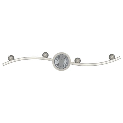  Mennyezeti reflektor 4 irányban állítható matt nikkel GU10