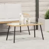 Dohányzóasztal Természetes 90 x 45 x 42 cm Polirattan