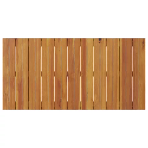  Étkezőasztal - Fekete, 110x55x62 cm, Tömör akácfából