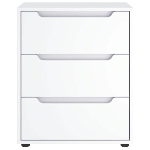  VISNES fehér szerelt fa tálalószekrény 60x40x73 cm