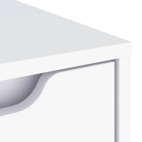  VISNES fehér szerelt fa tálalószekrény 60x40x73 cm