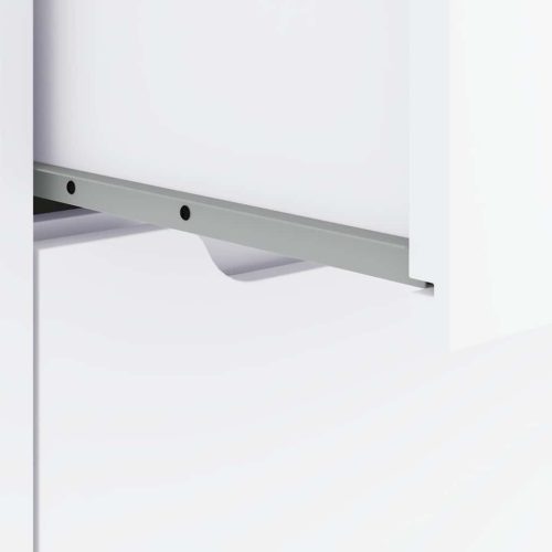  VISNES fehér szerelt fa tálalószekrény 60x40x73 cm