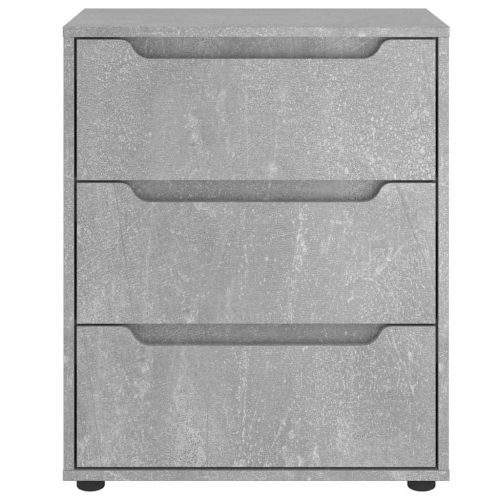  VISNES betonszürke szerelt fa tálalószekrény 60x40x73 cm