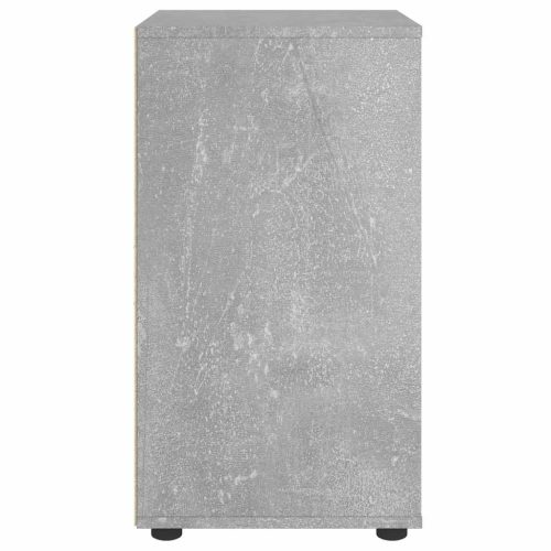  VISNES betonszürke szerelt fa tálalószekrény 60x40x73 cm