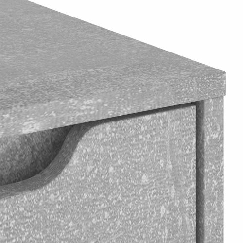  VISNES betonszürke szerelt fa tálalószekrény 60x40x73 cm