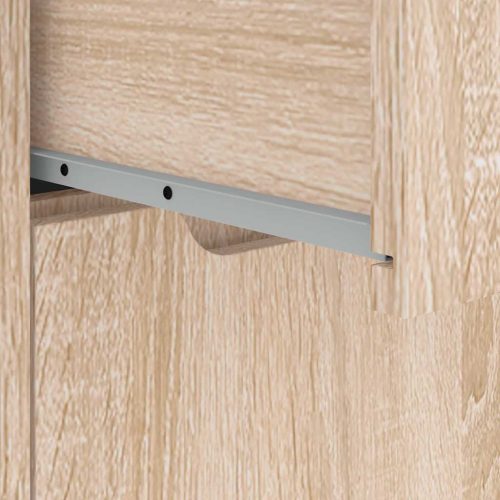  VISNES sonoma tölgy szerelt fa tálalószekrény 60x40x73 cm