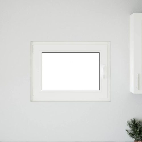  RISOR" pinceablak 80x60 cm, bukó-nyíló, DIN, bal oldali, antracit"