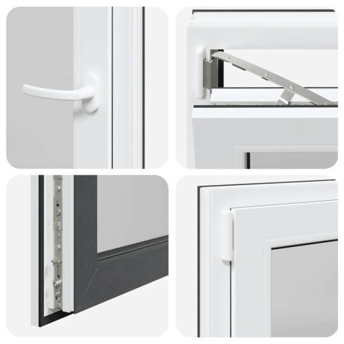  RISOR" pinceablak 50x50 cm, bukó-nyíló, DIN, bal oldali, antracit"