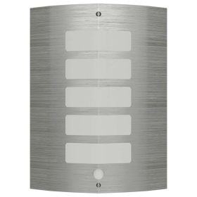 Fali Lámpa Rozsdamentes Acél Mozgásérzékelővel