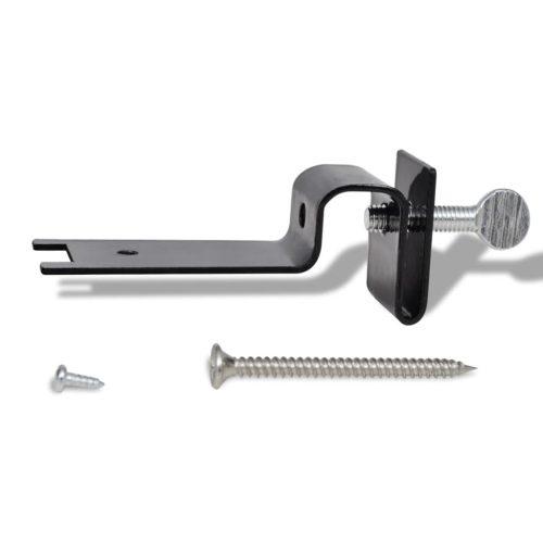 Külső Napelemes Lámpa 6 db Fekete Fénnyel