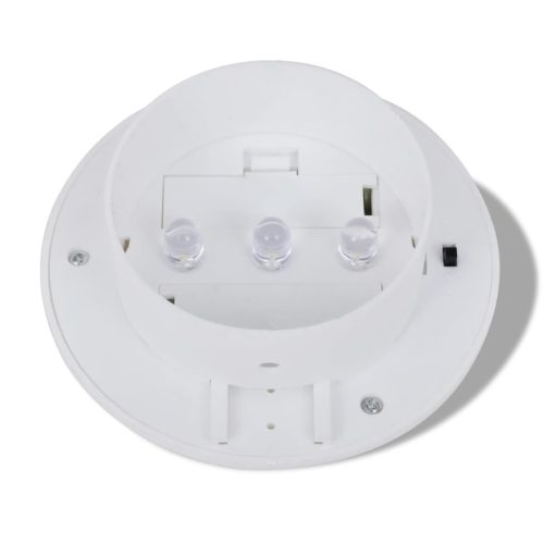 Külső Napelemes Lámpa 6 db Fehér Fénnyel