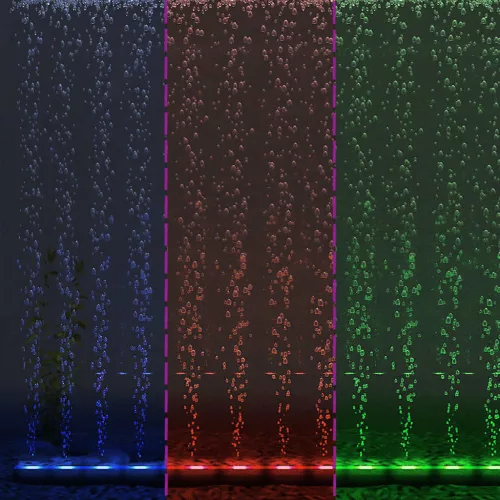 LED-es RGB buborékos akváriumlámpa 56,5 cm