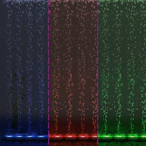 LED-es RGB buborékos akváriumlámpa 94 cm