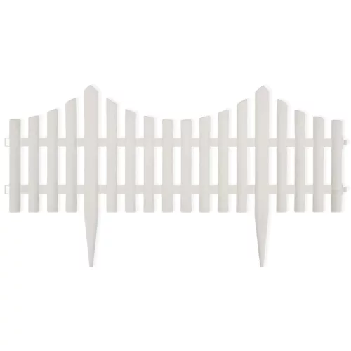 17 db fehér gyepszegély 10 m