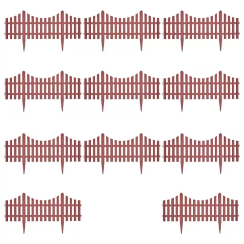  17 db barna gyepszegély 10 m