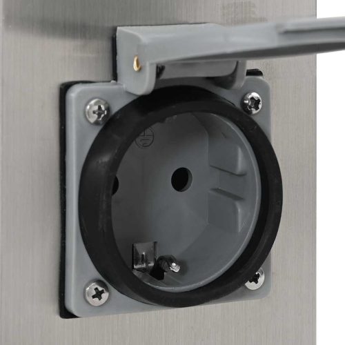 Rozsdamentes Acél Kert Oszlop Időzítővel