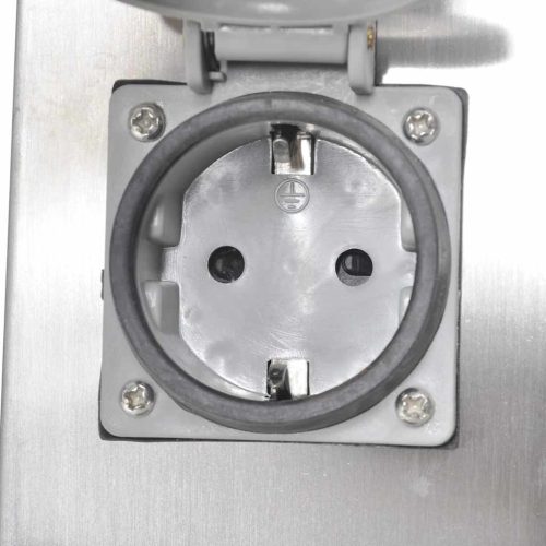 Rozsdamentes Acél Kert Foglalat Oszlop Lámpával