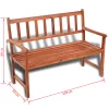  tömör akácfa kerti pad 120 cm