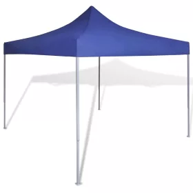  kék összecsukható pavilon 3 x 3 m