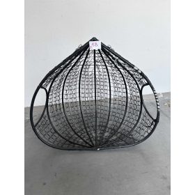 Dm kétszemélyes fekete függőfotel