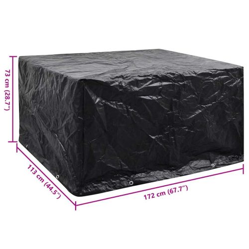  kerti bútor huzat 8 fűzőlyukkal 172 x 113 x 73 cm