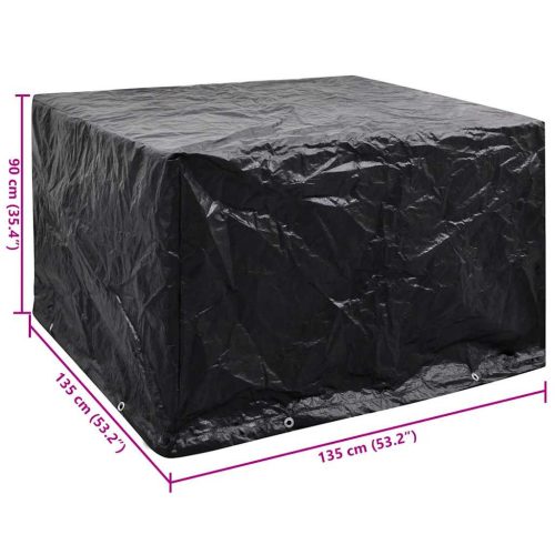  kerti bútor huzat 8 fűzőlyukkal 135 x 135 x 90 cm