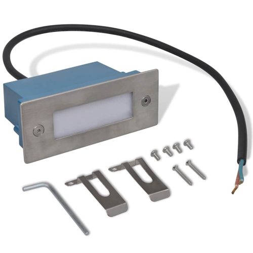  2 db süllyesztett LED lépcsőlámpa 44 x 111 x 56 mm