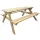  fa piknik asztal 150 x 135 x 71,5 cm