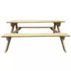  fa piknik asztal 150 x 135 x 71,5 cm