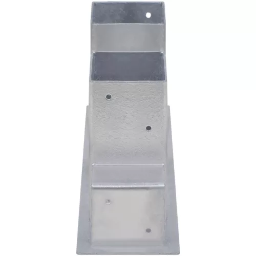  4 darab ezüstszínű acél tűzifa halomba rakó segédeszköz