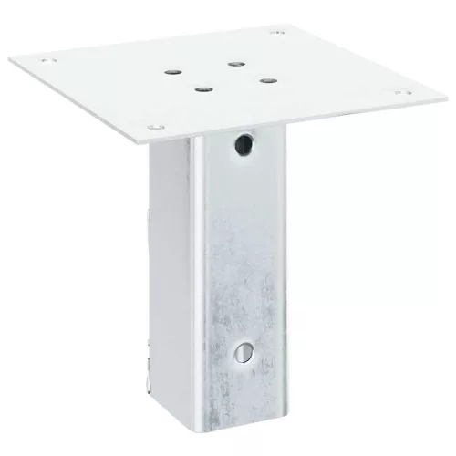  4 db horganyzott acélból oszlopalapok négyzet alakúak 46x46 mm