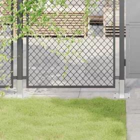    12 db horganyzott acélból oszlopalapok négyzet alakúak 46x46 mm