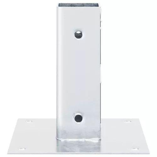  4 db horganyzott acélból oszlopalapok négyzet alakúak 51x51 mm