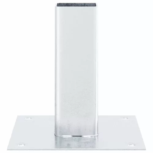  4 db horganyzott acélból oszlopalapok négyzet alakúak 51x51 mm