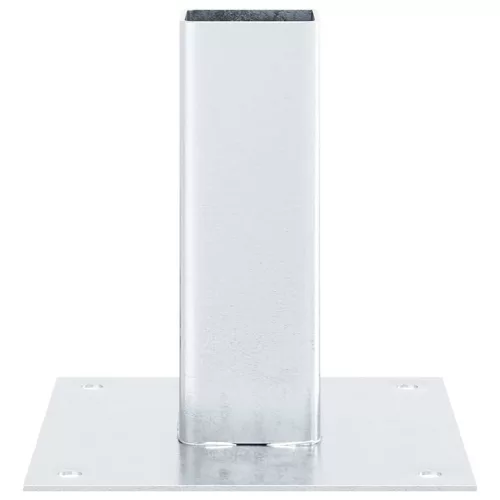  12 db horganyzott acélból oszlopalapok négyzet alakúak 51x51 mm