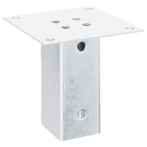  4 db horganyzott acélból oszlopalapok négyzet alakúak 61x61 mm