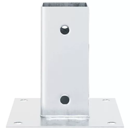  12 db horganyzott acélból oszlopalapok négyzet alakúak 61x61 mm