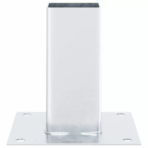  12 db horganyzott acélból oszlopalapok négyzet alakúak 71x71 mm