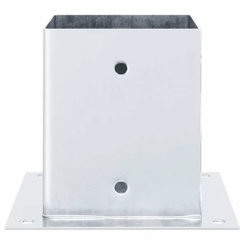  12 db horganyzott acélból oszlopalapok négyzet alakúak