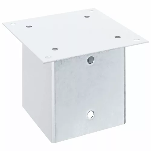  12 db horganyzott acélból oszlopalapok négyzet alakúak