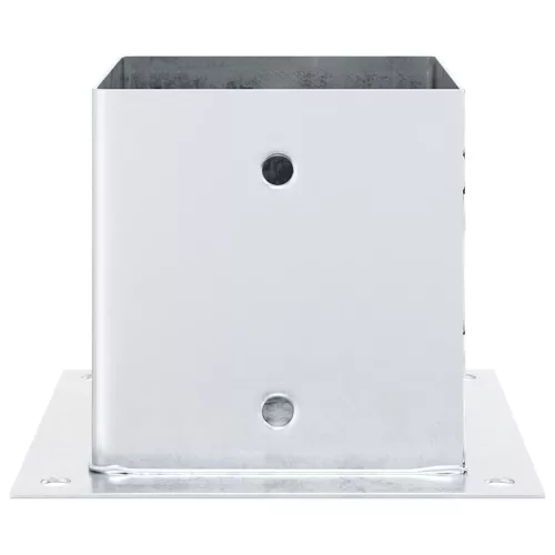  12 db horganyzott acélból oszlopalapok négyzet alakúak