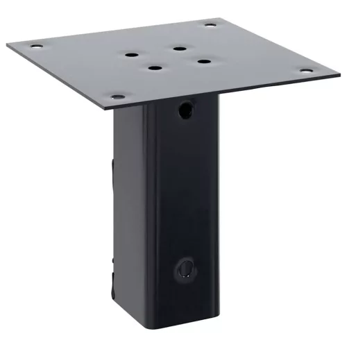  12 db antracit porszórt acél oszlopalapok négyzet alakú 46x46mm